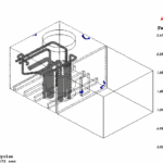 Methane deflagration with a vent